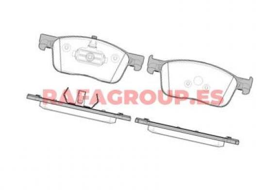 RG6011 - Pastillas de freno